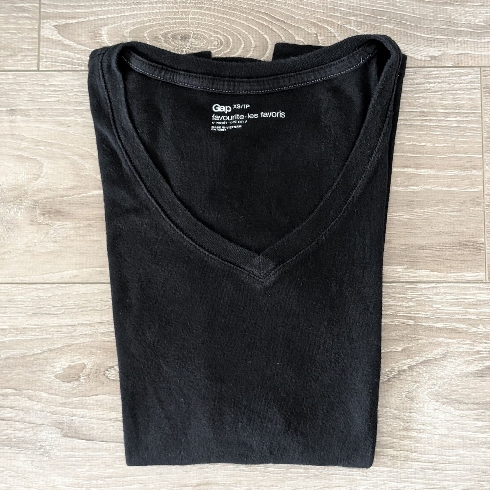 Gap Woman's Favourite Tee Black T-Shirt XS